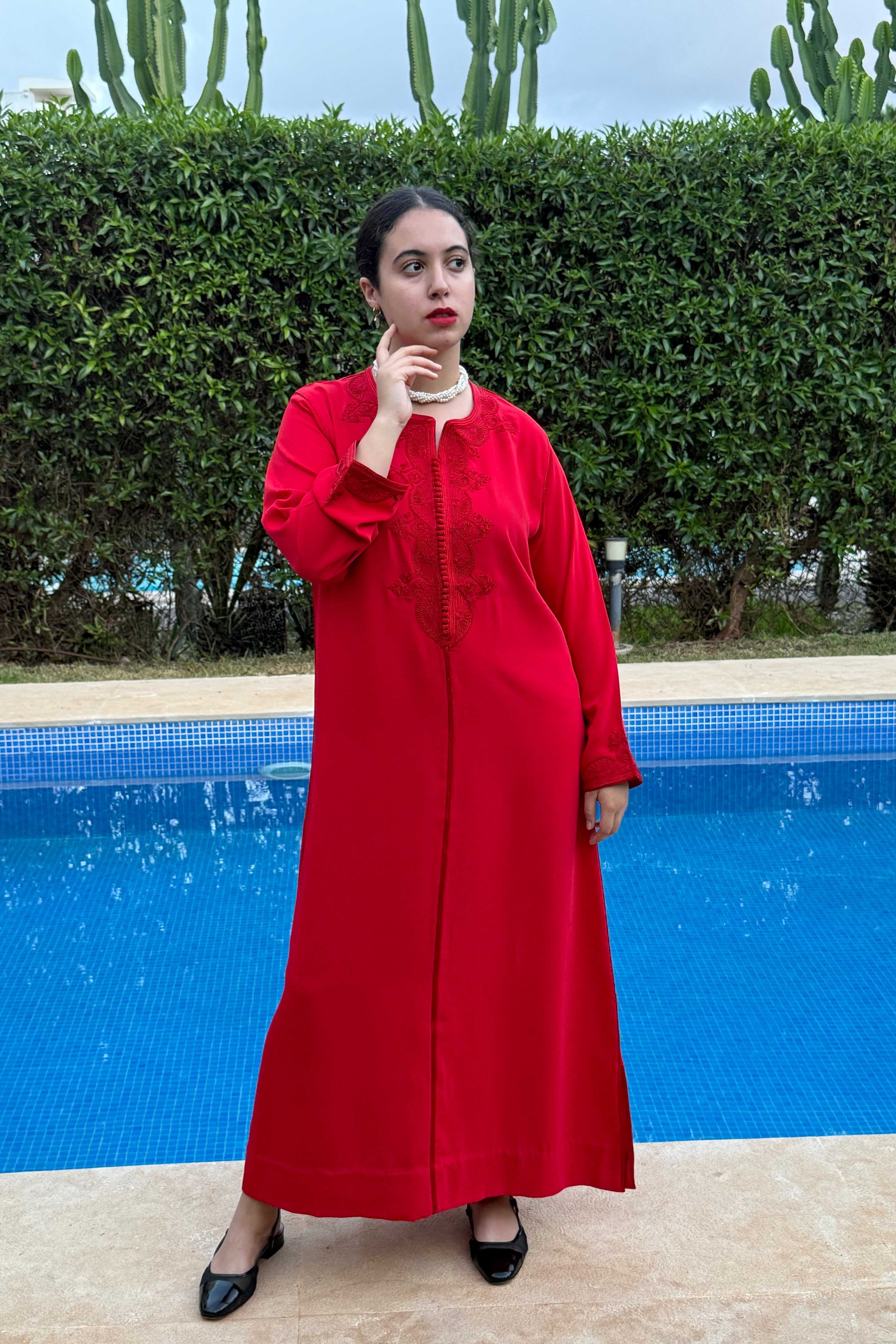 caftan CHOROK Red