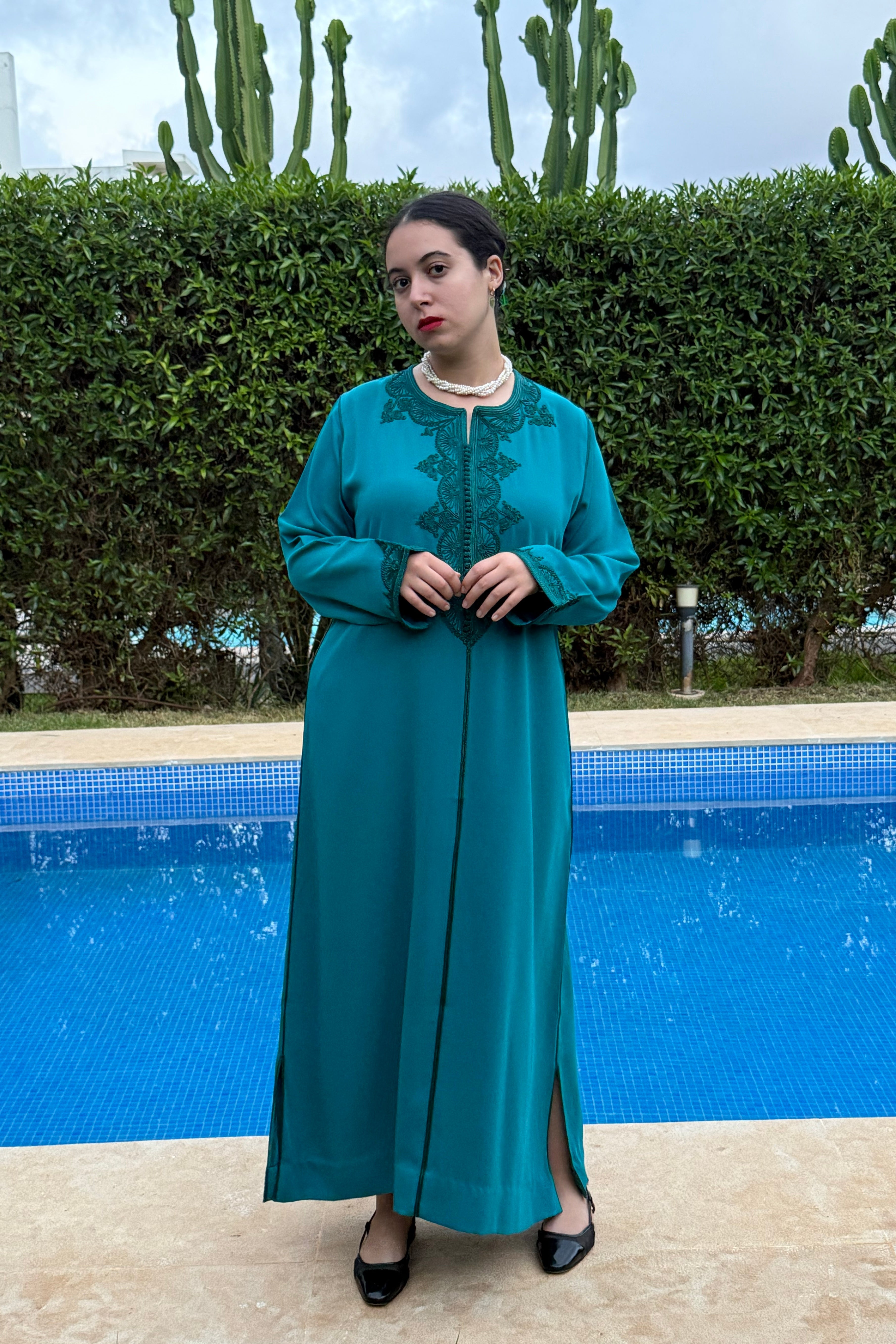 caftan CHOROK Turquoise
