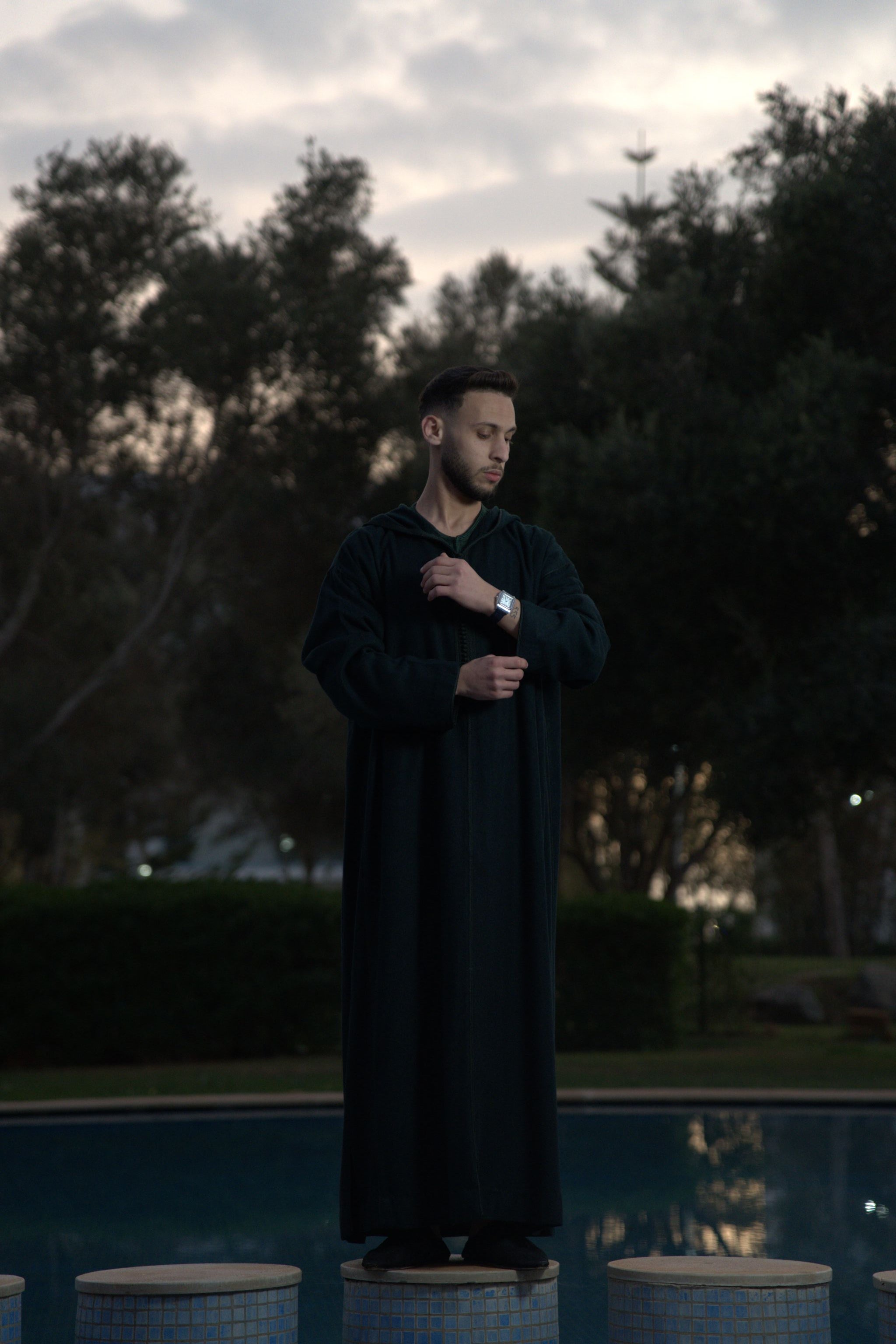 jellaba KACEM Dark Green