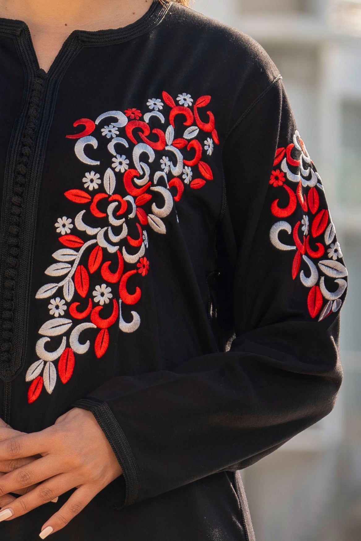 Kaftan Meriem #Color_Black
