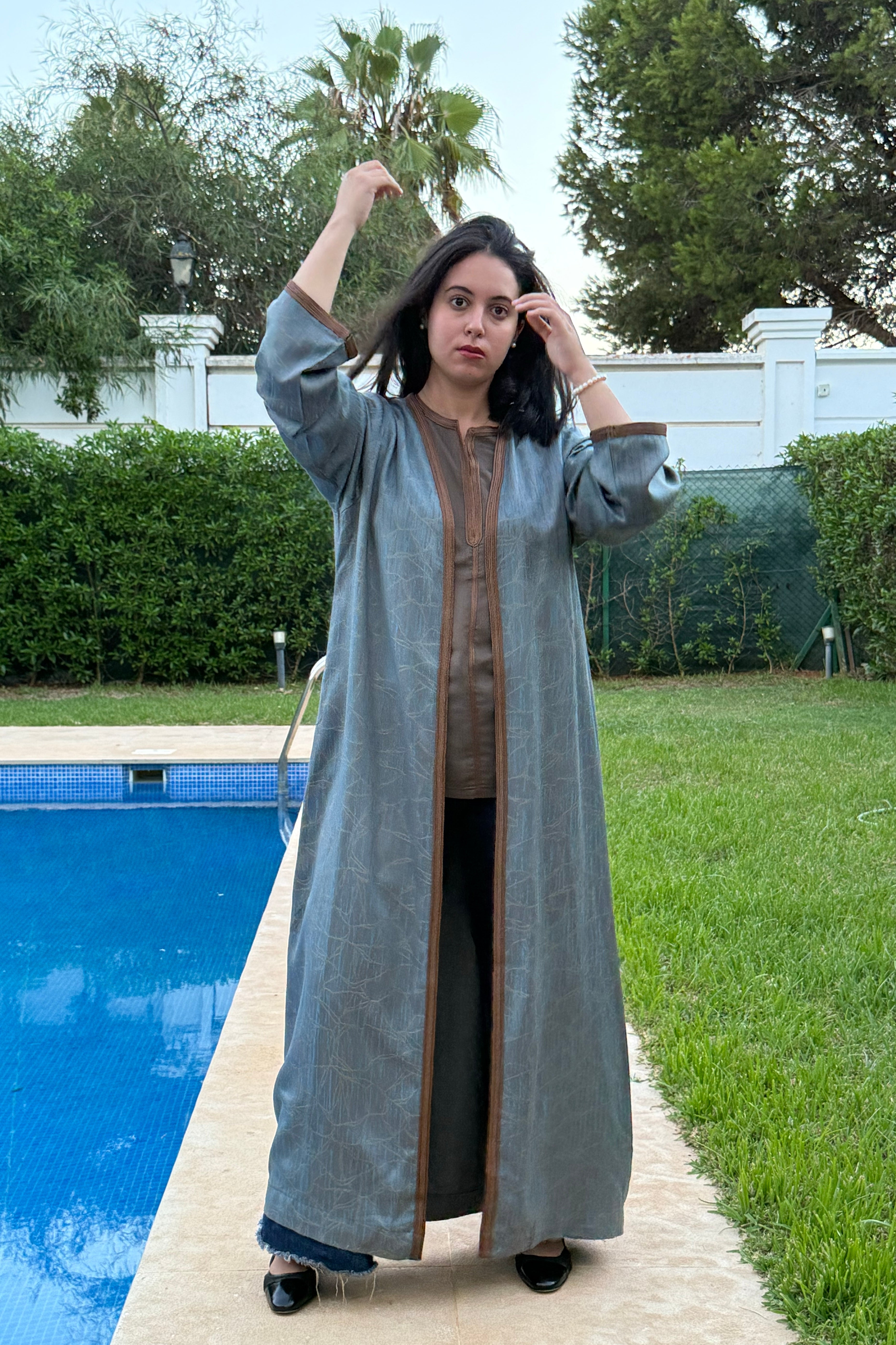 kimono BAHIJA Dark Grey