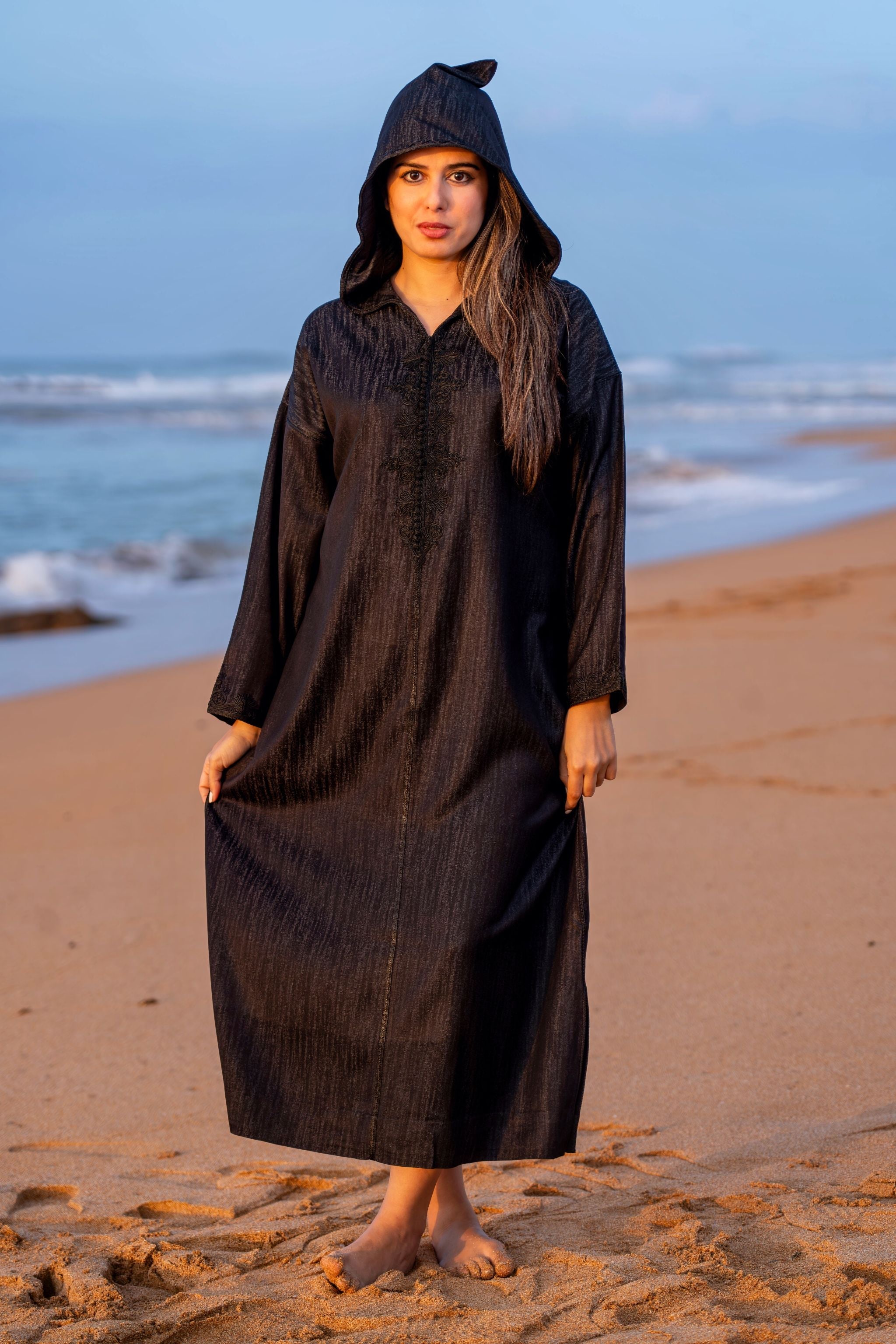 jellaba BOUCHRA Black