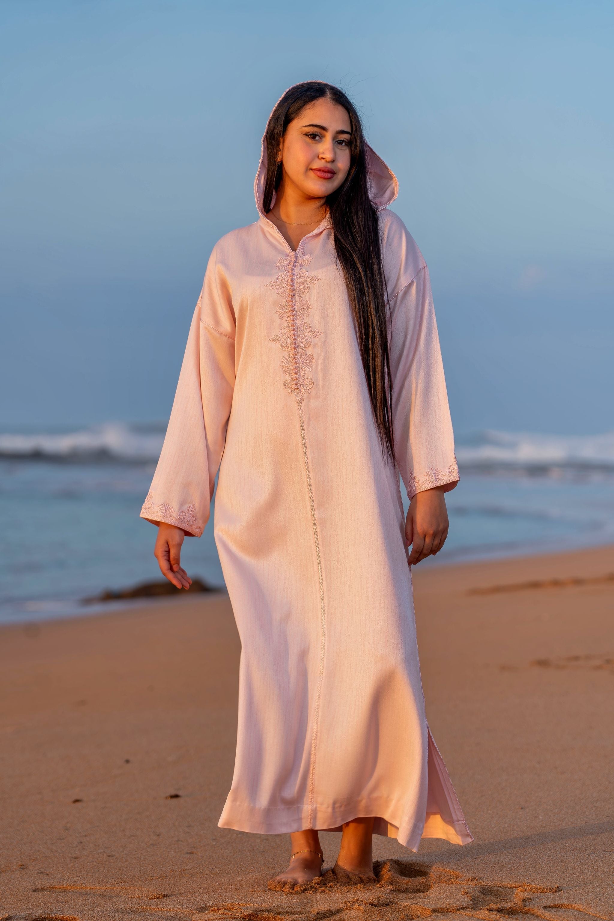 jellaba BOUCHRA Blush