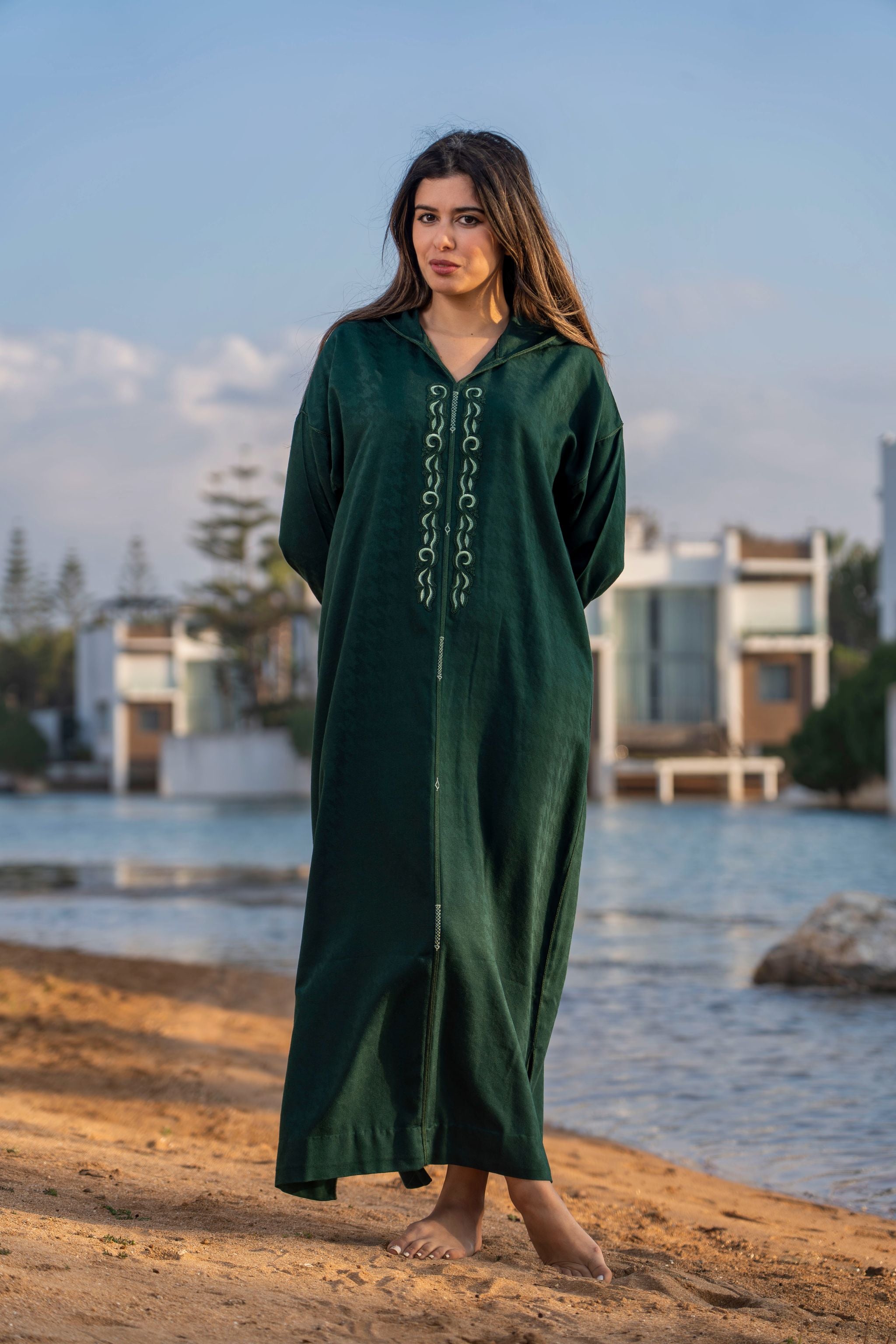 jellaba JAZIA Forest Green