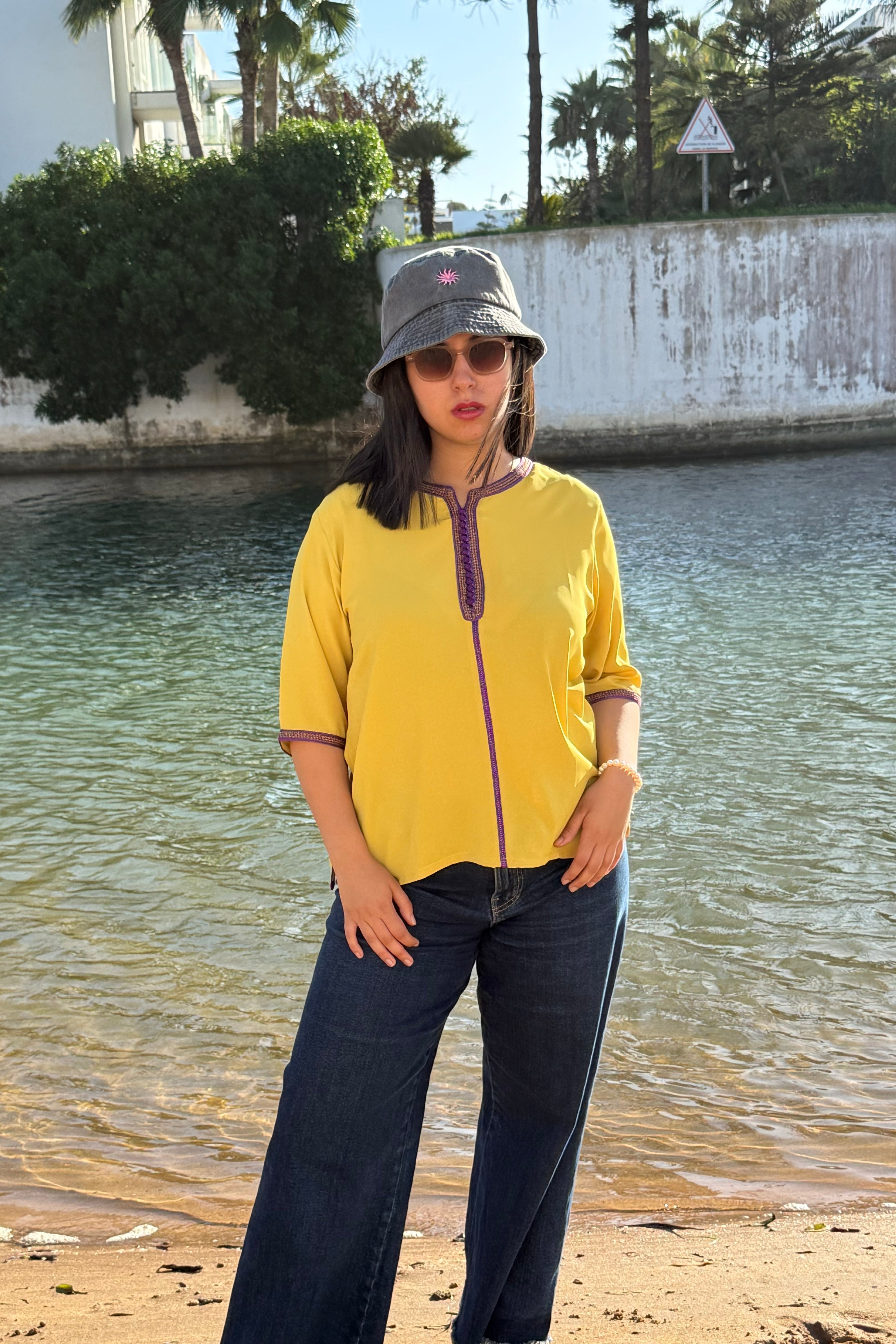 tunique JIHANE Yellow
