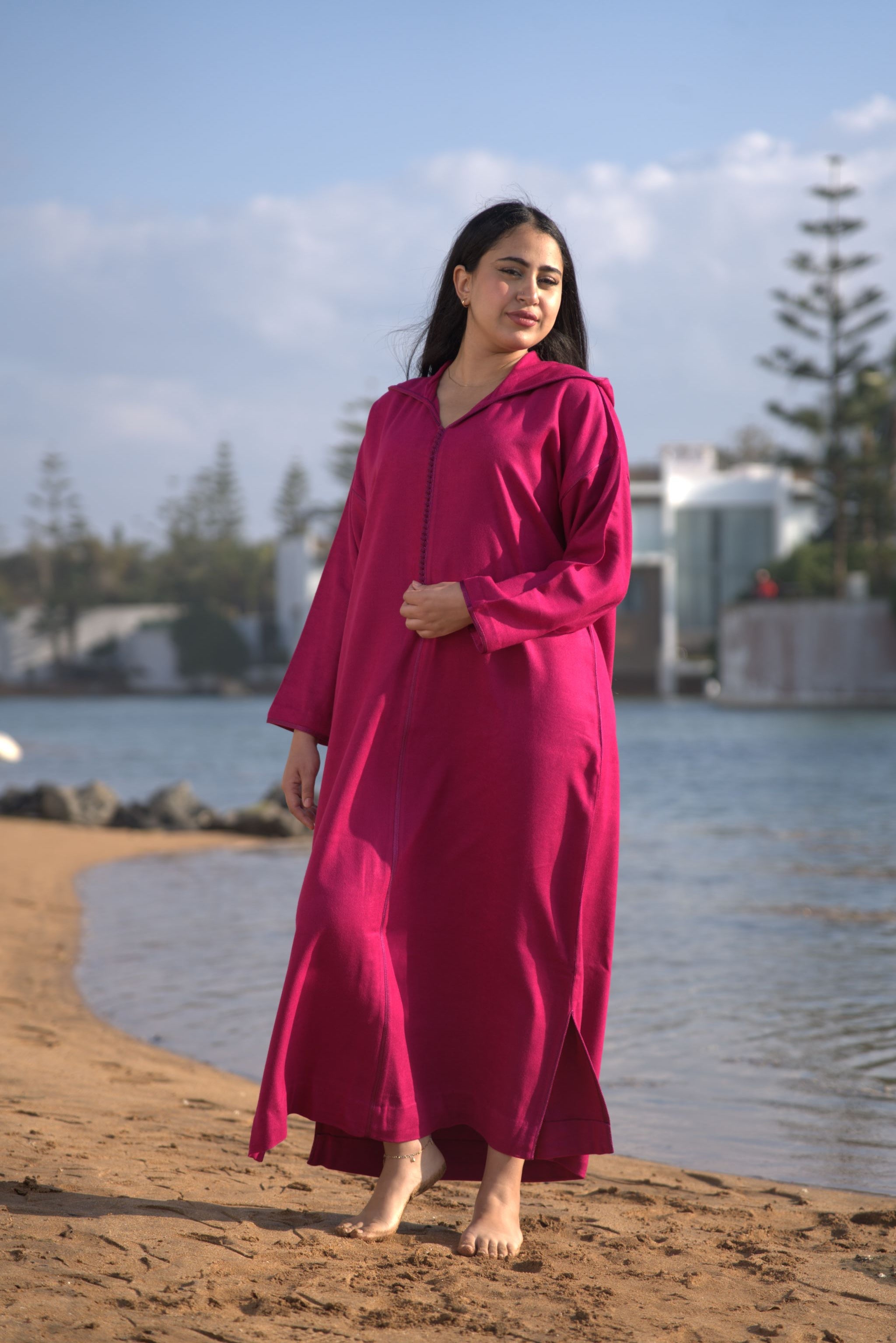 jellaba LATIFA Fuchsia
