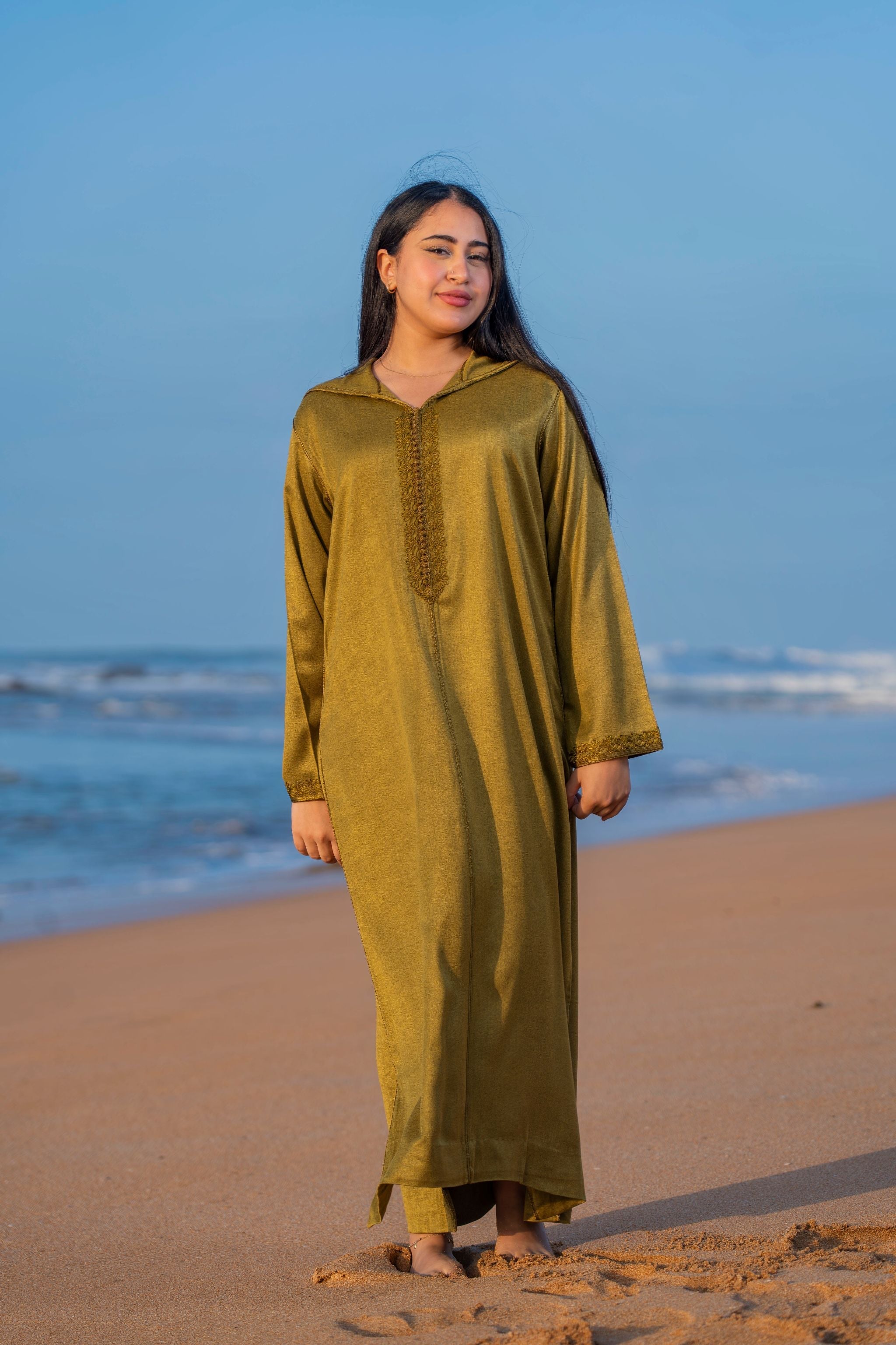 jellaba MARWA Mustard