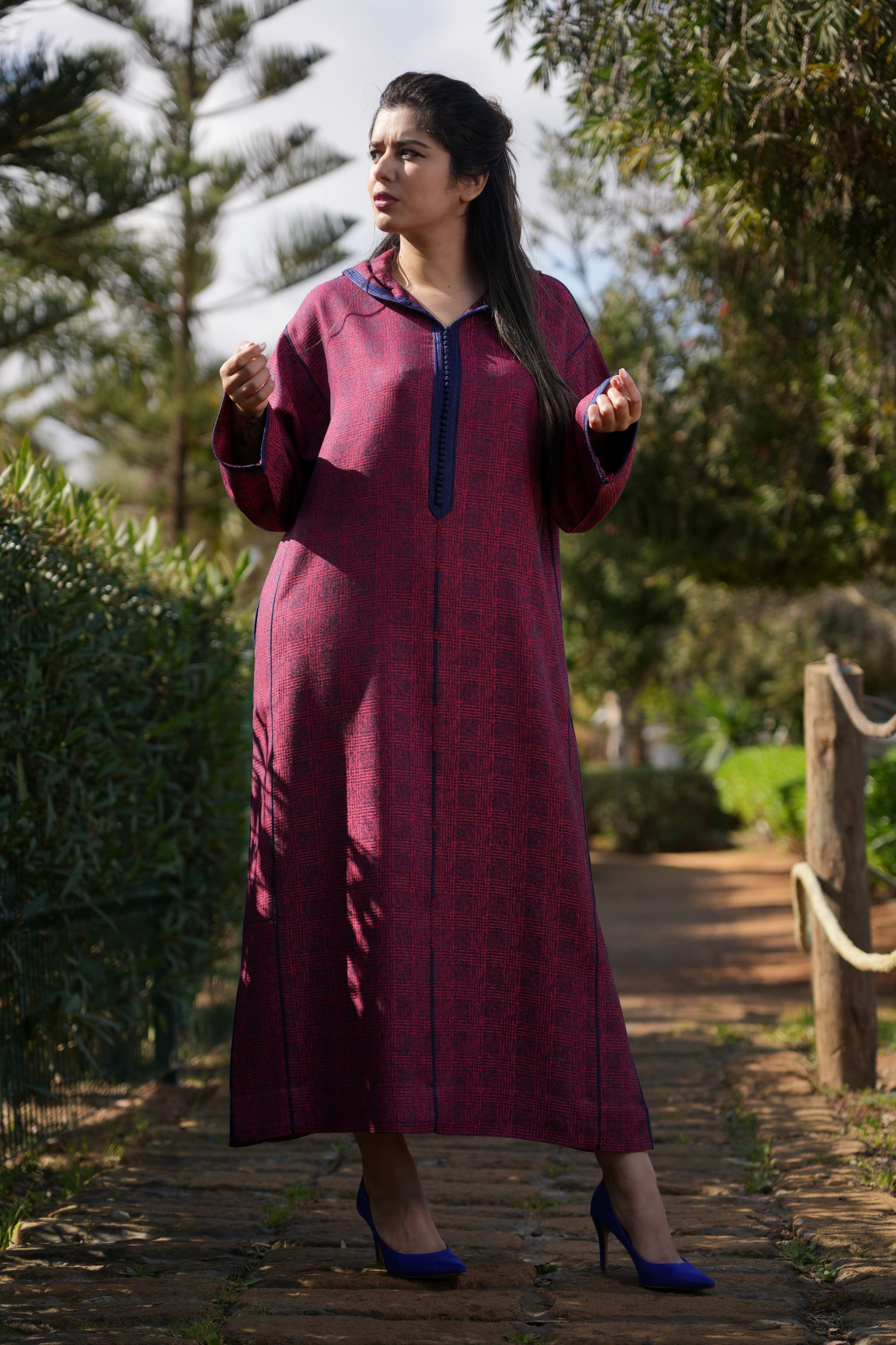 jellaba NAJLAE Burgundy